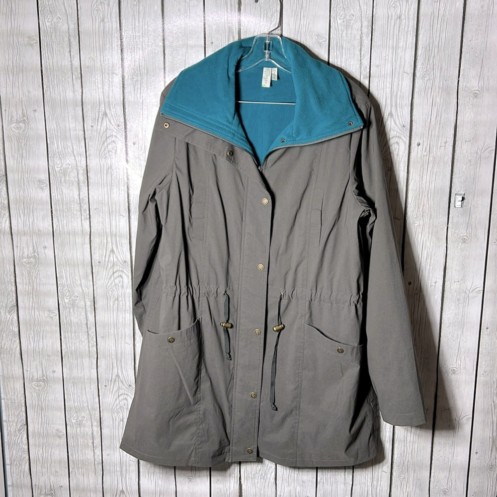 Sahalie fleece lined utility jacket size large